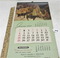 1948 Allis Chalmers calendar, Ray Sales