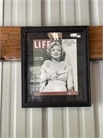 Marilyn Monroe Life mag cover signed. Autograph