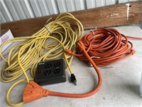 5 extension cords 1 has ground