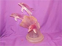 Plastic dolphin 18" statue
