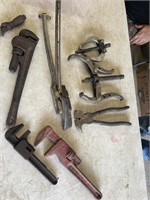 Box pipe wrench , cutter and other
