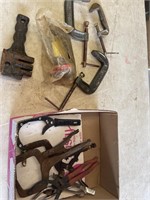 Box c-clamps, Craftsman, Fuller, Steel & Roller