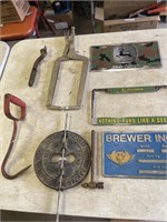 Box vanity plates, clamp, hook, cast iron damper