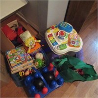 BABY TOYS, BOWLING, JACK IN BOX, LEARNING TABLE,