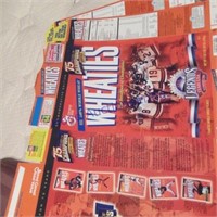 WHEATIES CARBOARD BOXES W/ SPORTS TEAM ADS