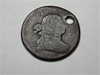 1808 Draped Bust Half Cent