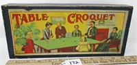 Table Croquet game, vintage