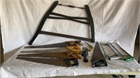 Vintage and New Saw Lot, big, small, more - H