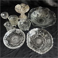 Crystal & Glass Bowls, Vases, Footed dishes - XE