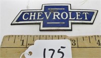 Small Chevrolet sign