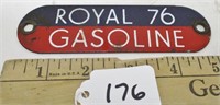 Royal 76 Gasoline tag