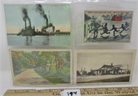 4 - Post cards, Cedar Point, Monroeville