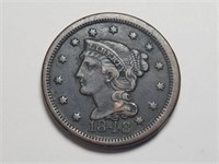 1848 Large Cent High Grade