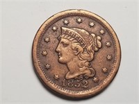 1852 Large Cent High Grade