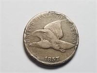1857 Flying Eagle Cent Penny