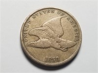 1858 Flying Eagle Cent Penny S.L.