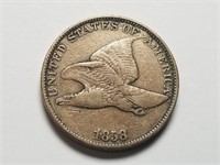 1858 Flying Eagle Cent Penny L.L.