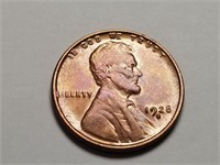 1928 S Lincoln Cent Wheat Penny High Grade
