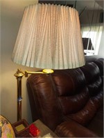 Brass Floor Lamp Swiveling Top