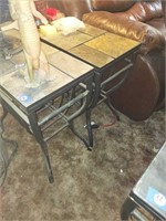 2pc Slate  Accent Tables (furniture only)