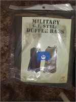 Military Style Duffel Bag Lot