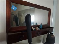Wall Mirror with Storage