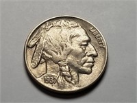 1937 Buffalo Nickel Very High Grade
