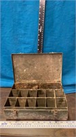 Vintage Metal Parts Bin Case