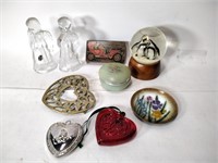 Vintage Goods - Snow Globe, Trivet, Fenton Angel +