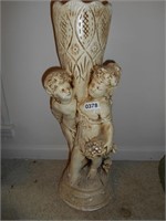 Chalkware planter from Mexico 25in tall