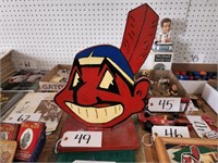 Cleveland Indians, Chief Wahoo Wood Standing Item