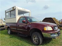 1998 FORD F150 4WD TRUCK WITH LAZY N AUCTION TOPPR