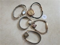 (5) Vintage Ladies' Watches, see descriptions
