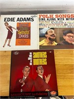 3 vintage vinyl records