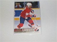 Mike Gartner Team Canada Canvas card