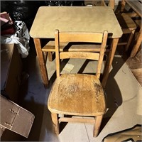Vintage School Desk & Chair