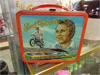 Vintage metal Evel Knievel lunch box
