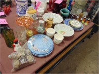 Approx 30+ pcs misc dishes, glass & other SEE PICS