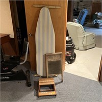 Ironing Board, Wash Board & Step Stool