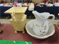 McCoy bowl & pitcher & other vase SEE PICS