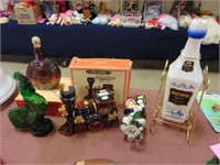 5 various decanters SEE PICS