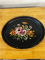 Hand painted tray vintage
