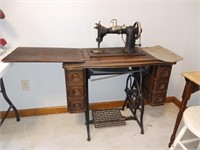 Antique Wheeler/Wilson Treadle Sewing Machine