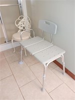 Shower Seat, Wrought Iron Vanity Chair