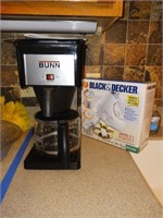 Bunn Coffee Maker, Black & Decker Mixer