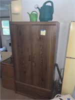 2-Door Cabinet, Wood Shelves