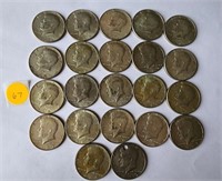 22- 1965-1969 Kennedy Half Dollars