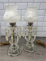 2 dressing table lamps