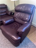 Leather BURGANDY Recliner