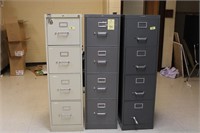 3 Filing Cabinets